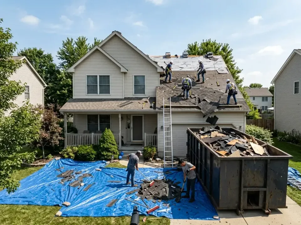 roof-replacement-debris-remova-004 — frequently asked questions, Cheapest Dumpster Rentals in Middle River, MD